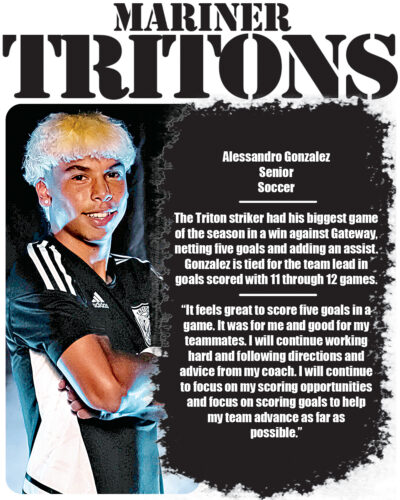 Gonzalez named Breeze December Athlete of the Month